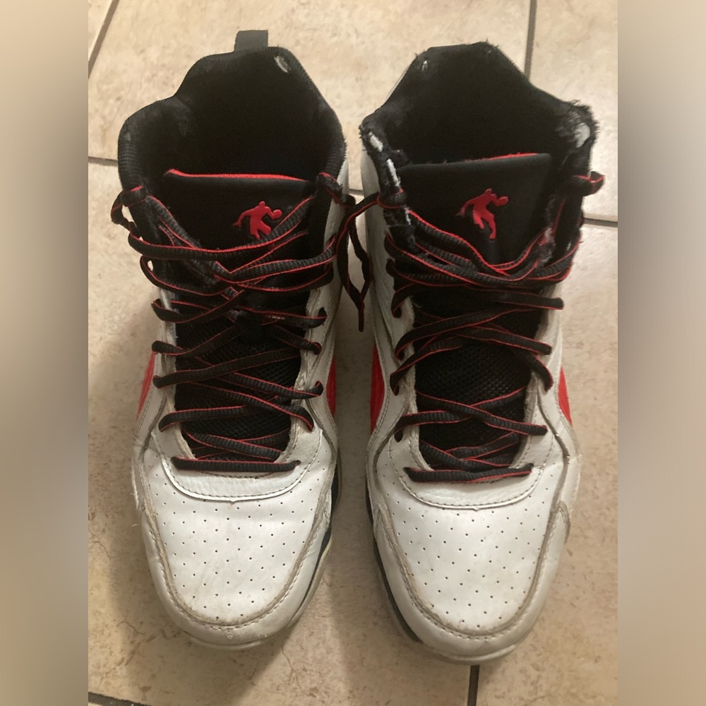 AND 1 Mens Shoes Size 10 White Black And Red
